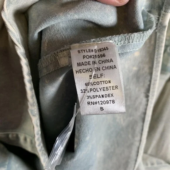 Entro Dress Womens Small Blue Denim Ruffle High Neck Button Up Shirt Dress NEW - Picture 9 of 12